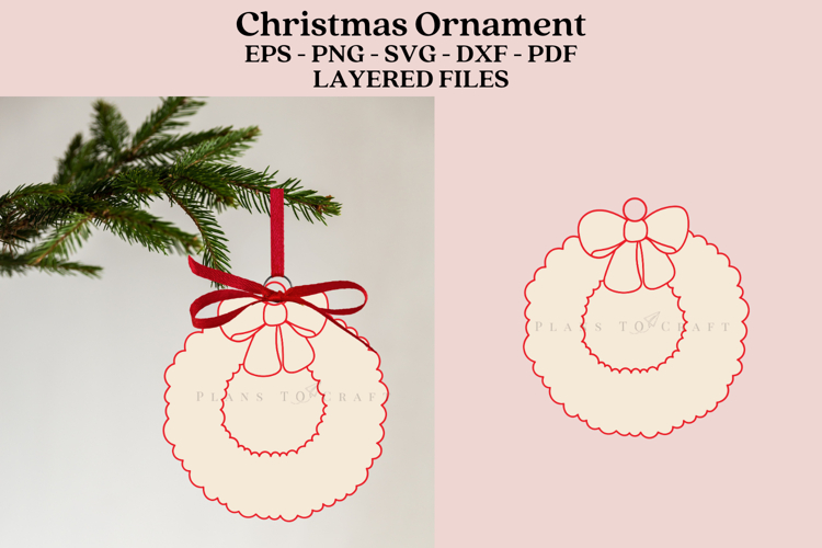 Christmas Ornament Laser Cut SVG Files