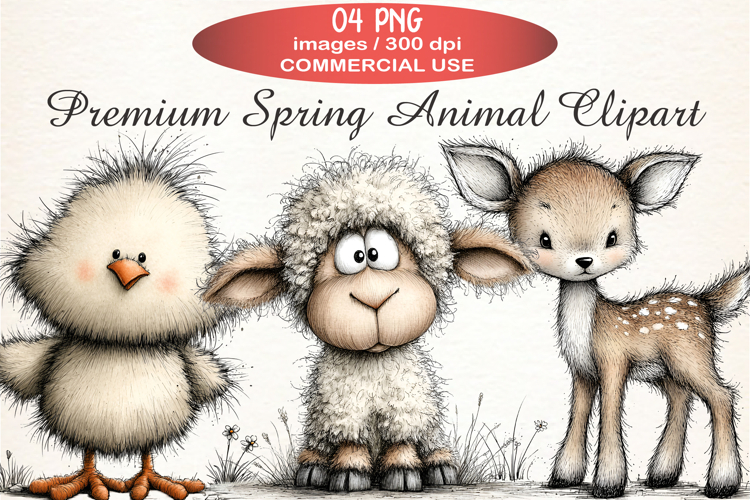 Premium Spring Animal Clipart