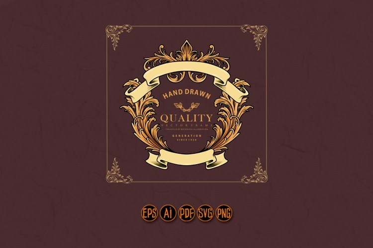 Vintage Frame Svg Image 11