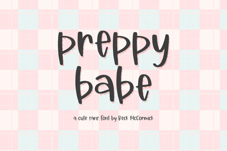Preppy Babe Handwritten Font