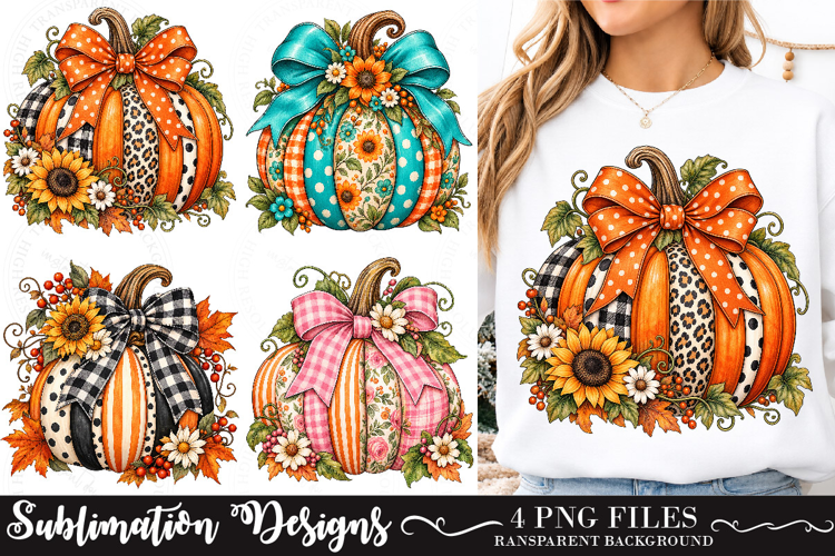 Trending Fall Pumpkin PNG, Boho Autumn Png