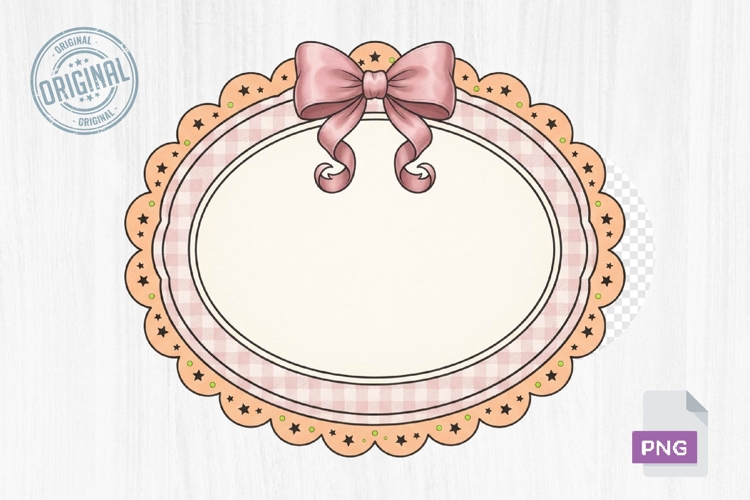 Preppy Halloween Frames Clipart PNG