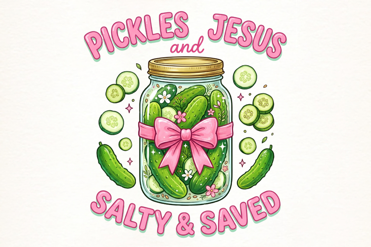 Preppy Pickles   Jesus PNG
