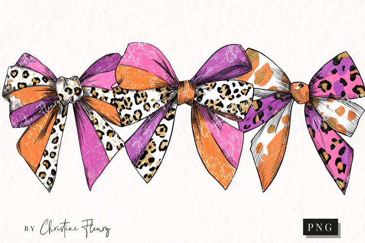 Preppy Coquette Bows | Halloween Png