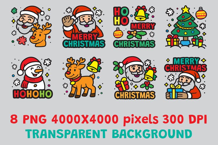 Merry Christmas Santa Graphic