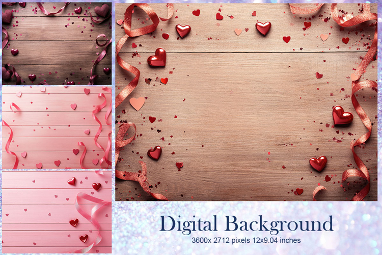 Heart Valentines Background Love Wallpaper Bokeh Backdrop92