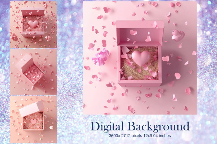 Heart Valentines Background Love Wallpaper Bokeh Backdrop76