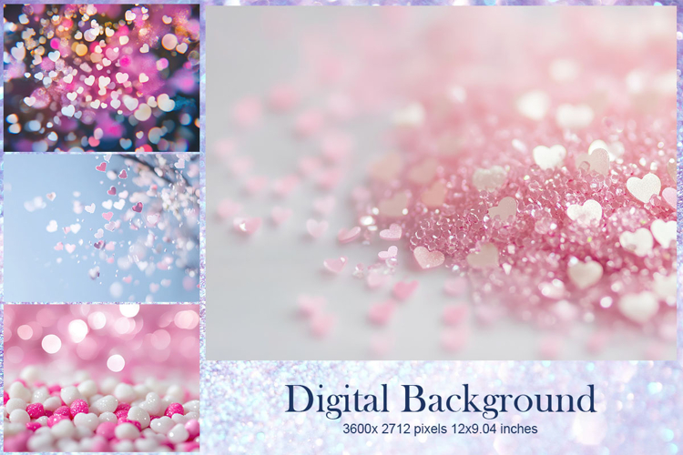 Heart Valentines Background Love Wallpaper Bokeh Backdrop93