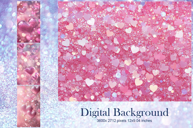 Heart Valentines Background Love Wallpaper Bokeh Backdrop99