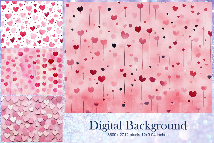 Heart Valentines Background Love Wallpaper Bokeh Backdrop88