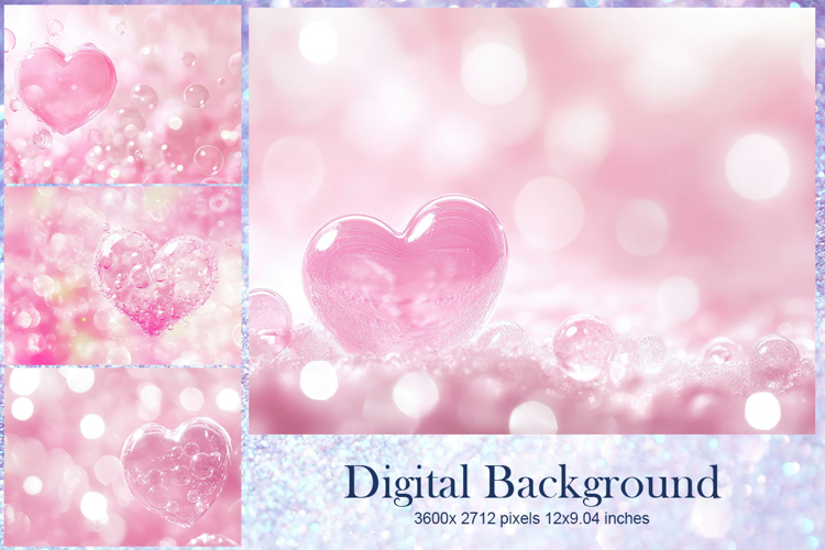 Heart Valentines Background Love Wallpaper Bokeh Backdrop91