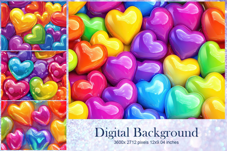 Heart Valentines Background Love Wallpaper Bokeh Backdrop96