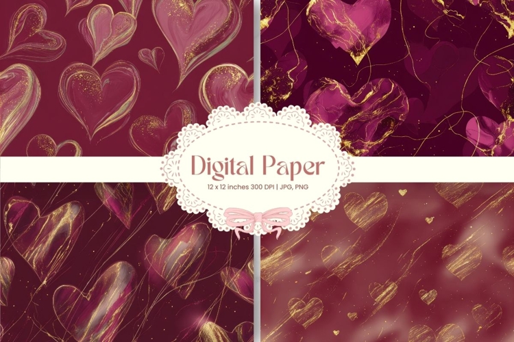 Heart Background Image 4