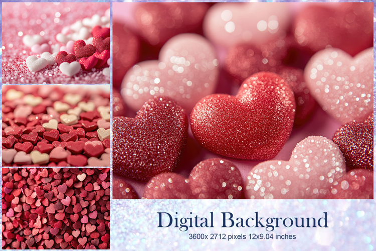 Heart Valentines Background Love Wallpaper Bokeh Backdrop17
