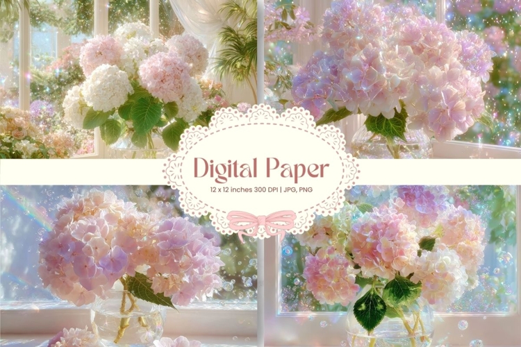 Flower Background Digital Paper Wallpaper Backdrop_22