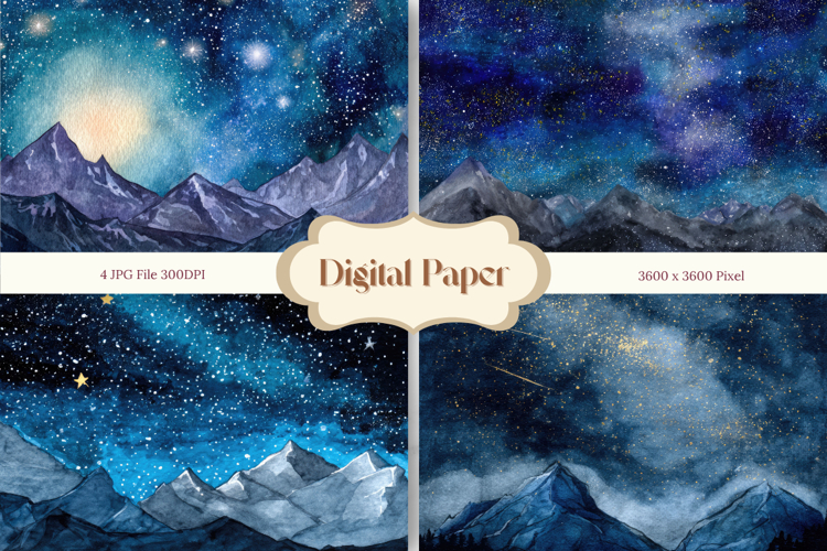 Night Sky Background Image 2