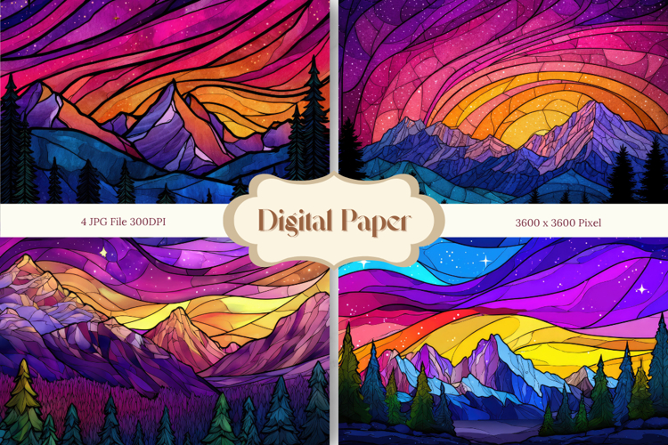 Stained Glass Texture Image 21