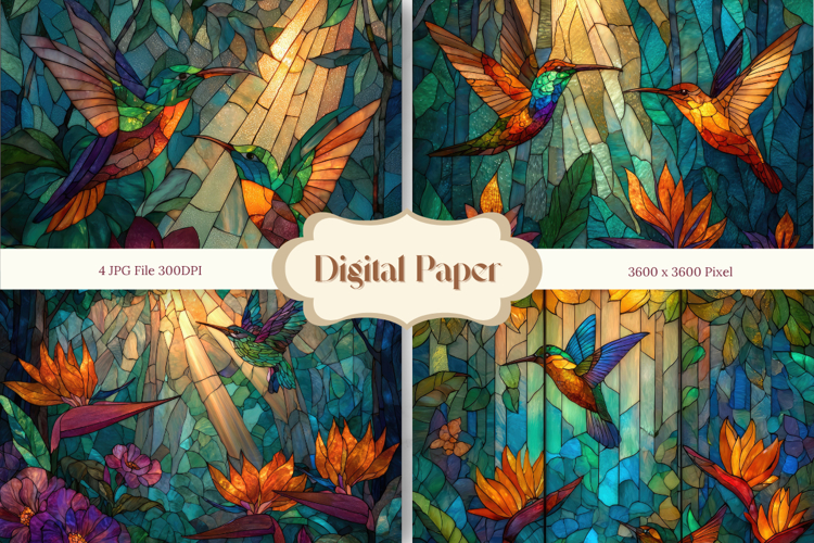  Stained Glass Texture Image 3