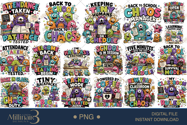 Back to School PNGs