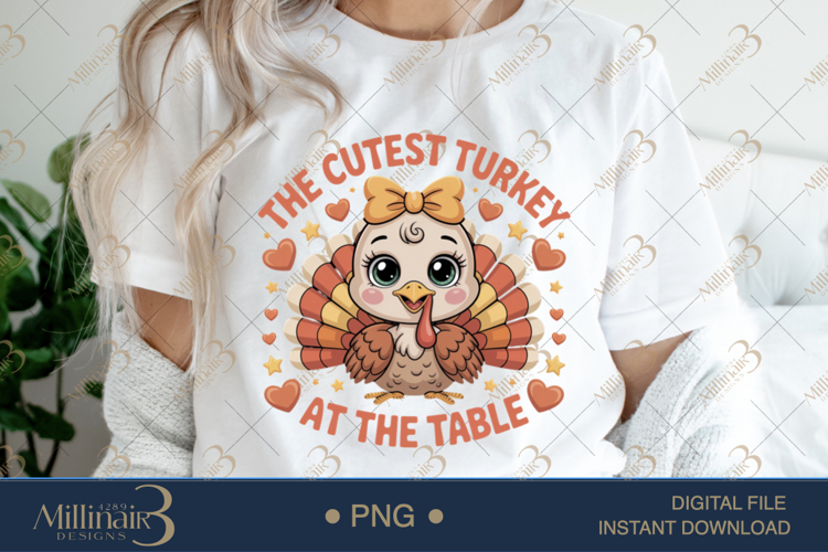 Cute Turkey Clipart Image 18