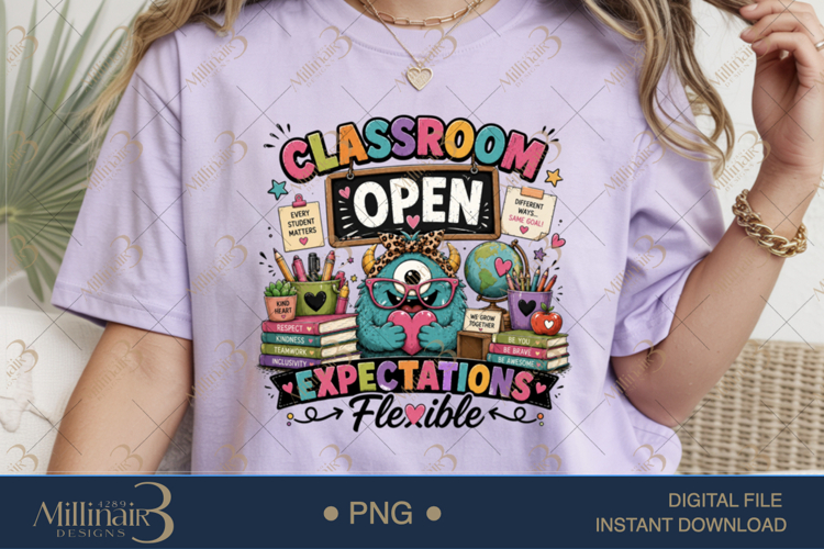 Classroom Open Expectations Flexible PNG, Inclusive Teacher