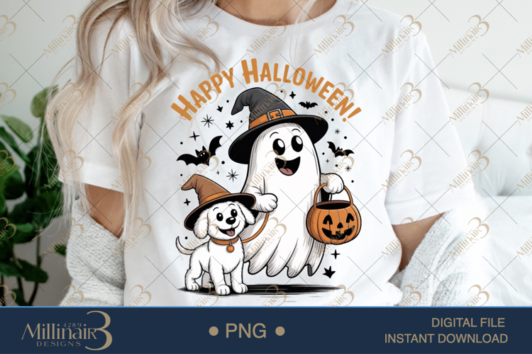 Spooky Paws Ghost Dog PNG |Ghost Dog, Pumpkin Pu