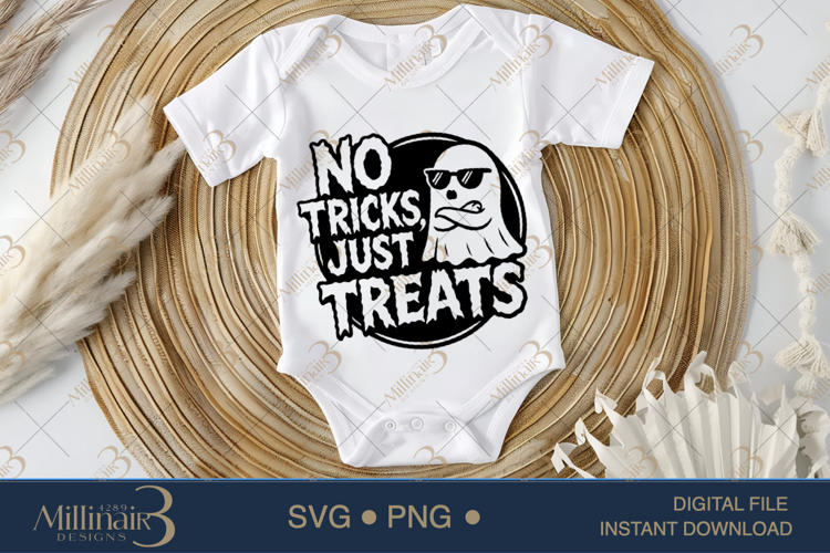 No Tricks Just Treats SVG PNG,Halloween Spooky