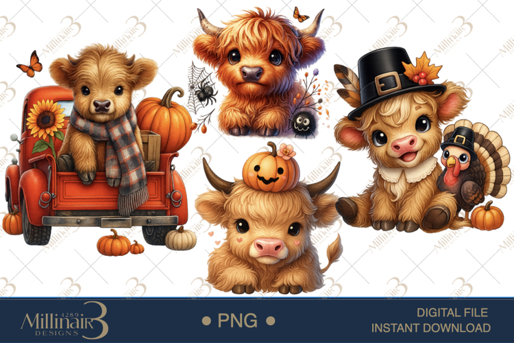 Highland Cow Clipart Image 11