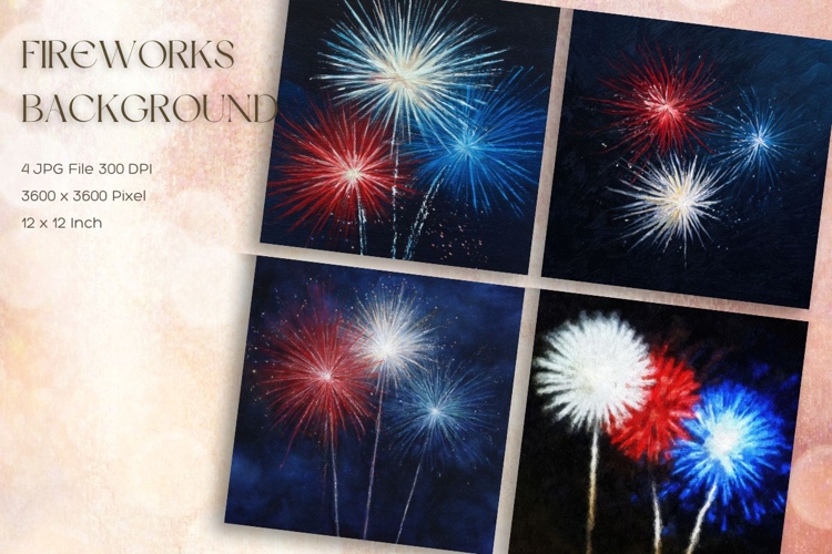 Fireworks Background Celebrate Happy New Year Wallpaper_15