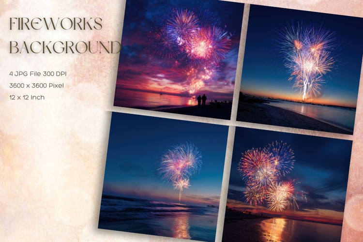 Fireworks Background Celebrate Happy New Year Wallpaper_26