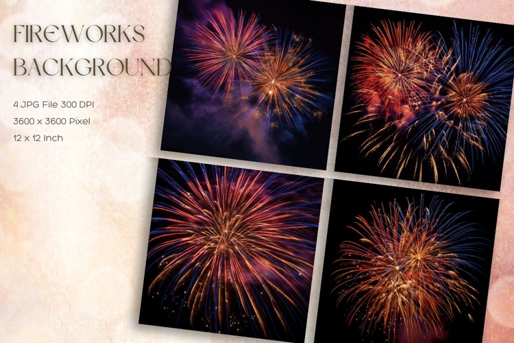 Fireworks Background Celebrate Happy New Year Wallpaper_10