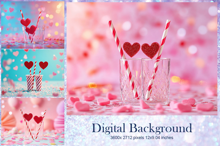 Heart Valentines Background Love Wallpaper Bokeh Backdrop79