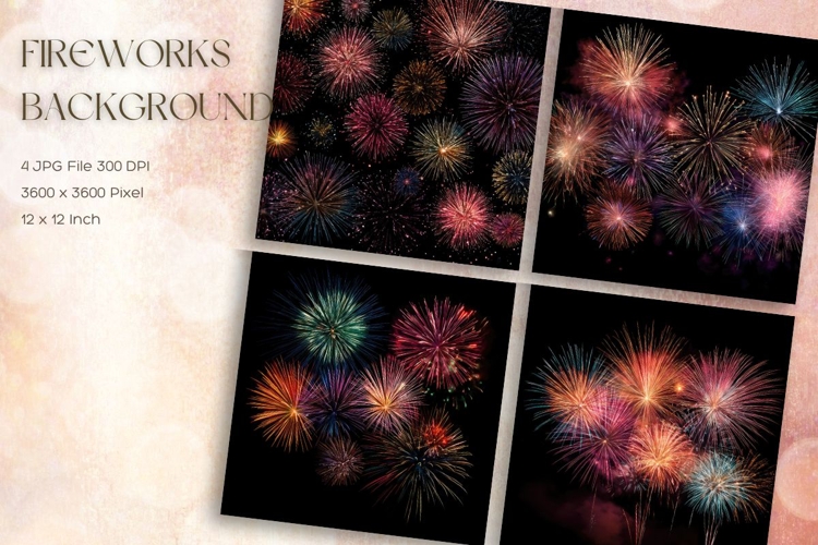 Fireworks Background Celebrate Happy New Year Wallpaper_20