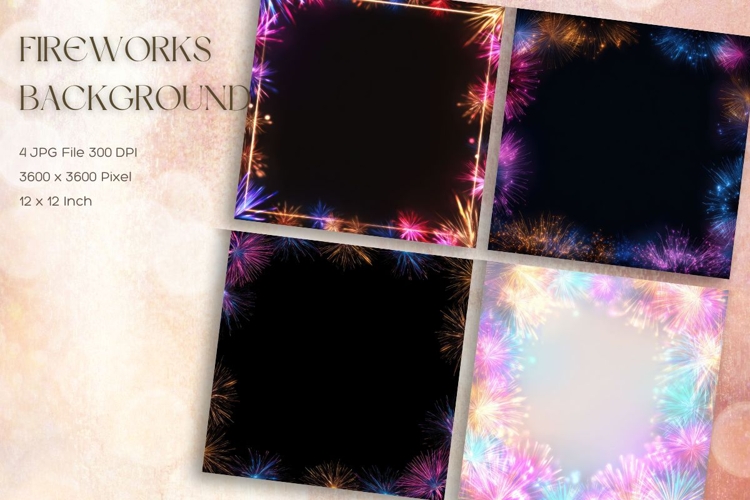 Fireworks Background Celebrate Happy New Year Wallpaper_23