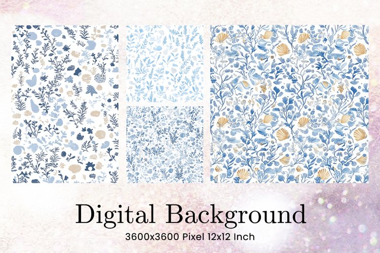 Flower Pattern Background Wallpaper Digital Paper023