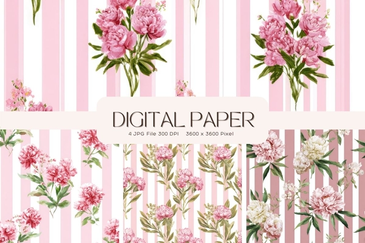 Cottagecore Flower Background Vintage Wallpaper Pattern_8