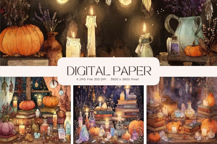 Fall Autumn Background Wallpaper Pattern Cozy Digital Paper