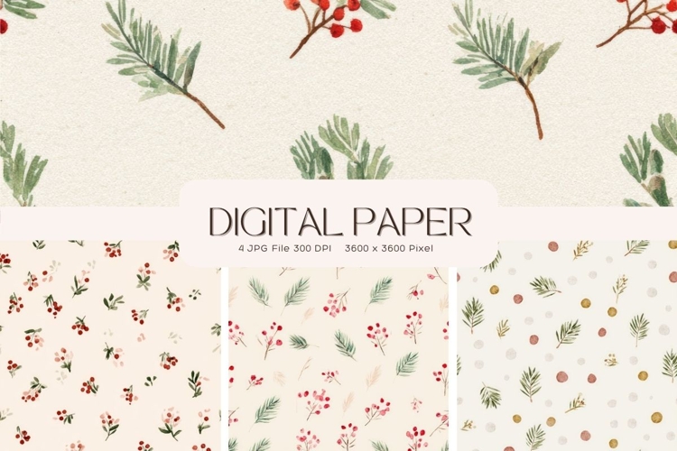 Cottagecore Flower Background Vintage Wallpaper Pattern_11