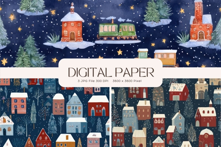 Christmas Seamless Pattern Image 18