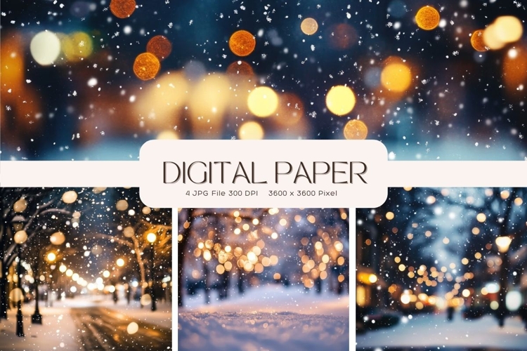 Snow Background Image 22