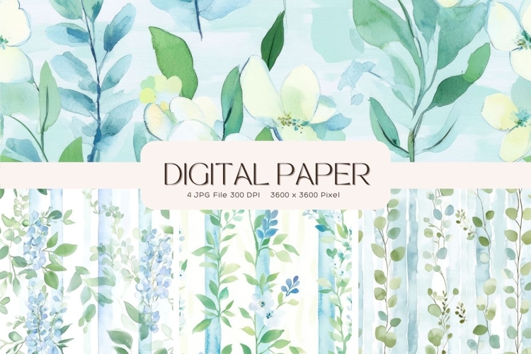 Cottagecore Flower Background Vintage Wallpaper Pattern_24