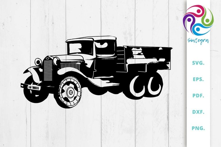 Old Truck Svg Image 7