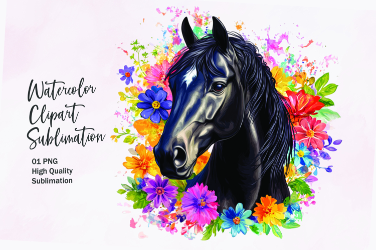 Horse Head Clipart Image 12
