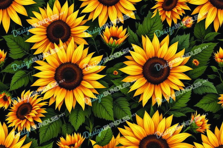 Sunflowers Background Image 20
