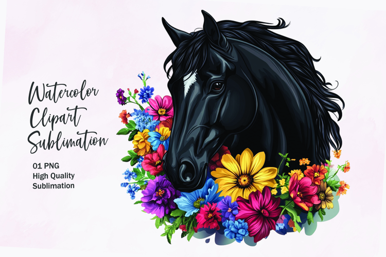 Horse Head Clipart Image 11
