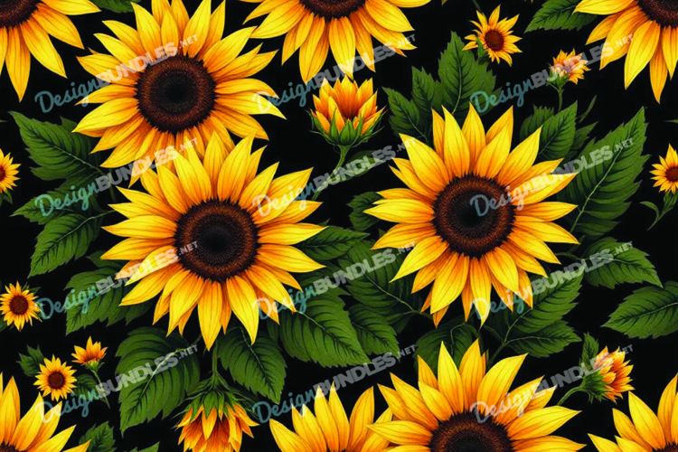Sunflowers Background Image 19