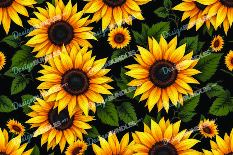 Sunflowers Background Image 18