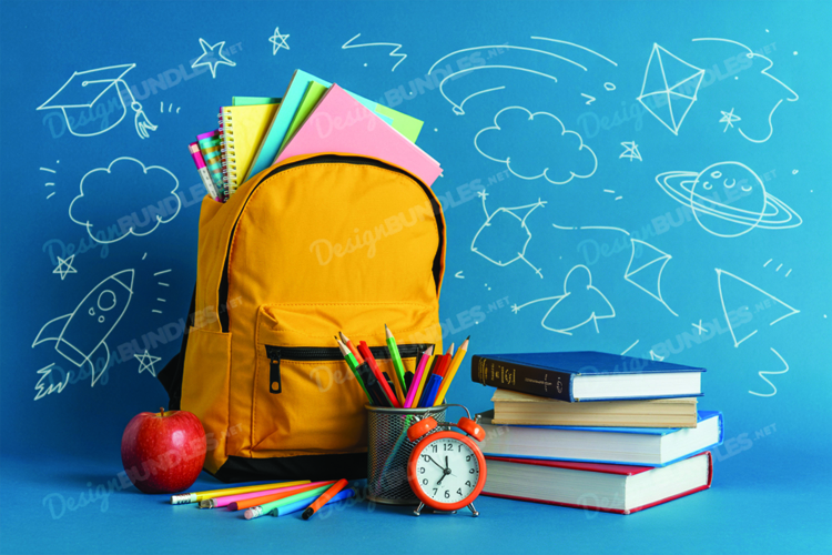 School Mockup Background Design, School Background Design