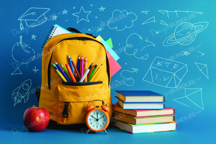 School Mockup Background Design, School Background Design