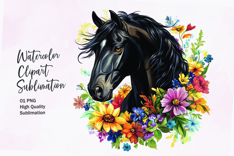 Horse Head Clipart Image 7